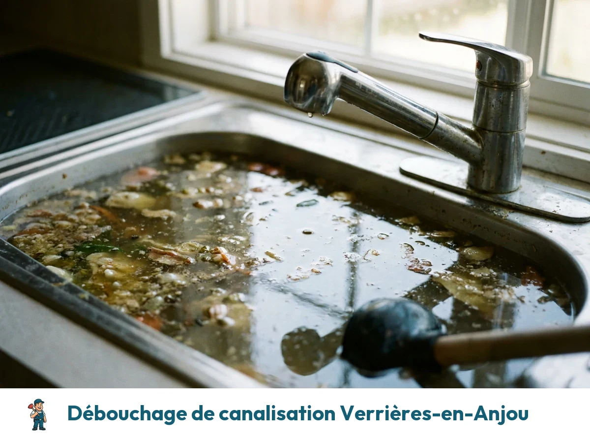 Débouchage de canalisation à Verrières-en-Anjou