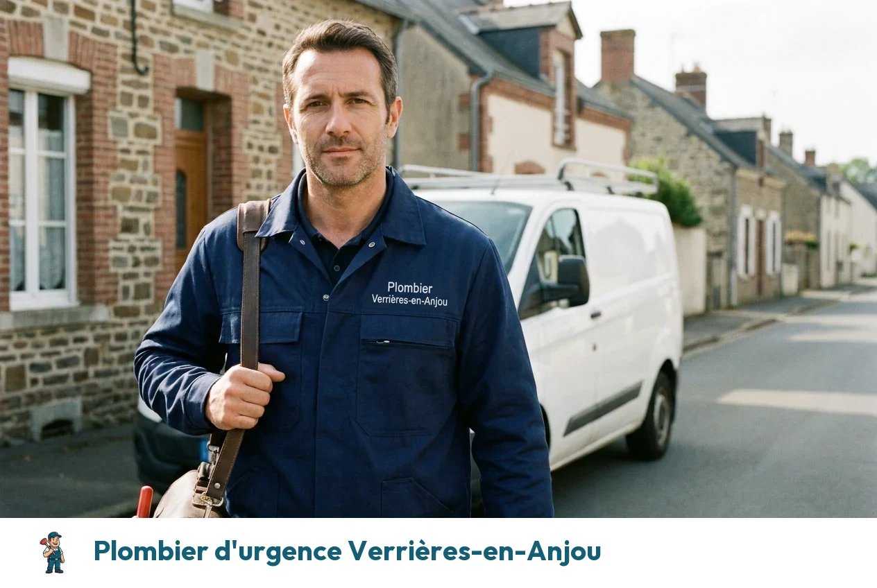 Plombier d'urgence à Verrières-en-Anjou