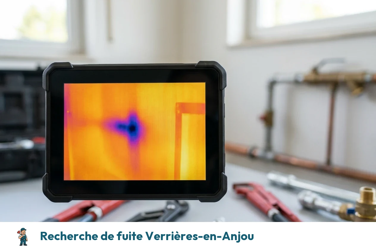 Recherche de fuite à Verrières-en-Anjou