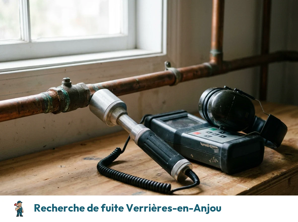 Recherche de fuite à Verrières-en-Anjou