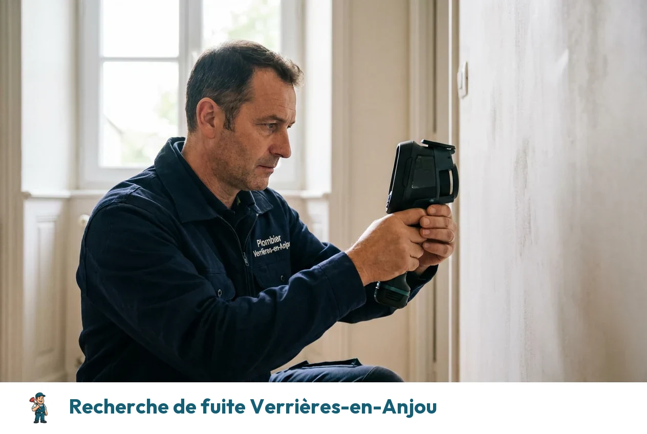 Recherche de fuite à Verrières-en-Anjou