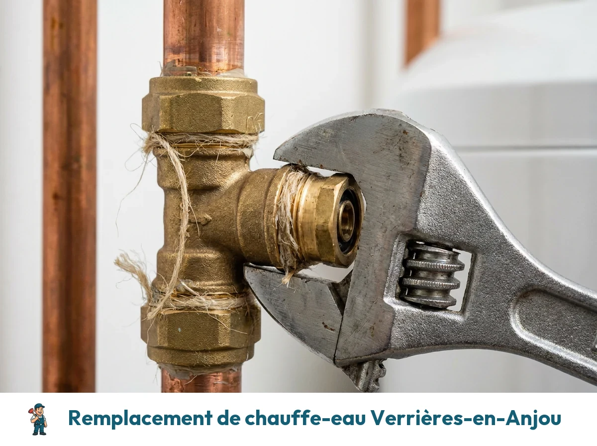 Remplacement de chauffe-eau à Verrières-en-Anjou